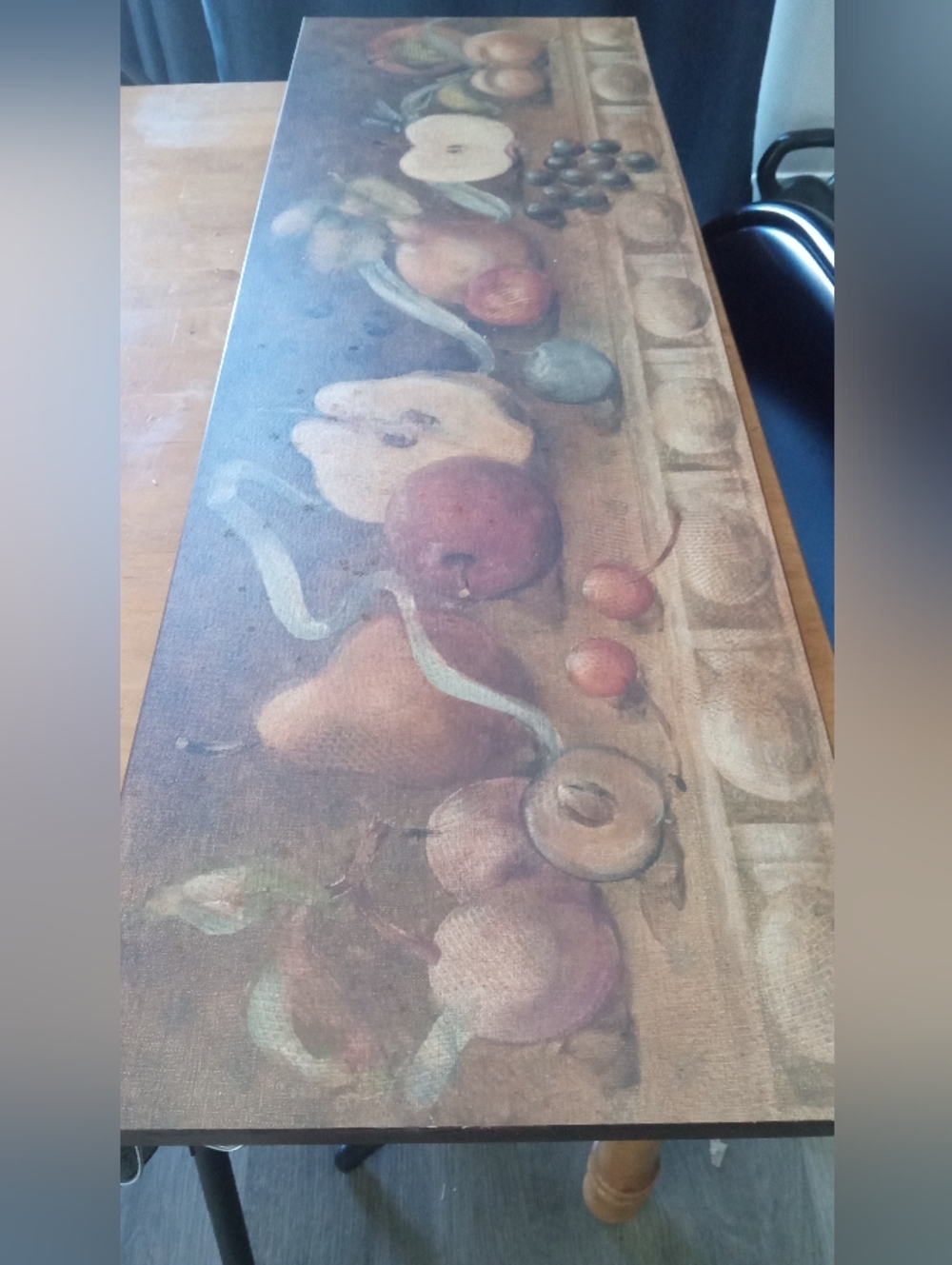 Impressions Fruit Still Life Wall Art in Brown, Cream, Red